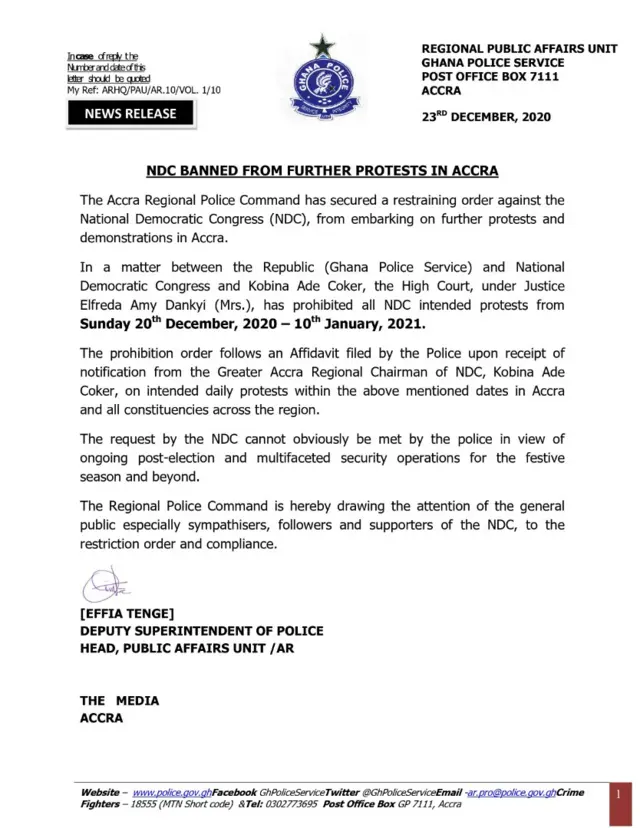 press release