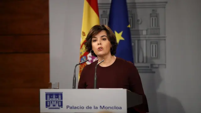 Vicepresidenta del gobierno español, Soraya Sáenz de Santamaría