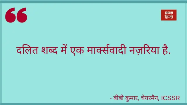 आईसीएसएसआर के चेयरमैन बीबी कुमार के विचार