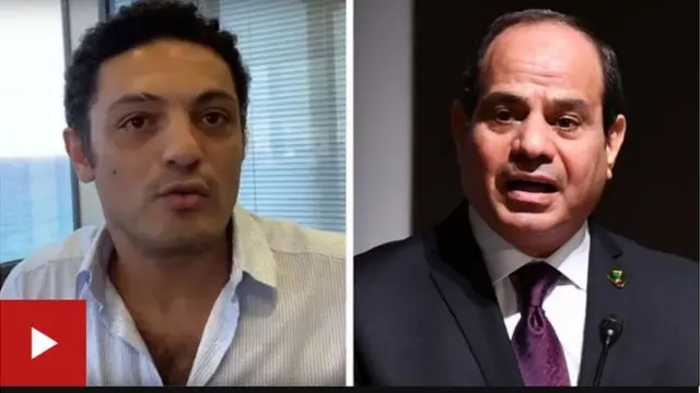 Mohamed Ali (à gauche) et Abdel Fattah al-Sissi