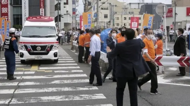 Место нападения, 8 июля 2022