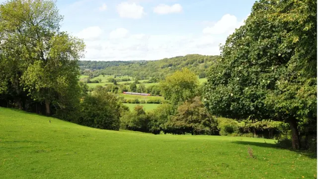Сельский пейзаж около Бата