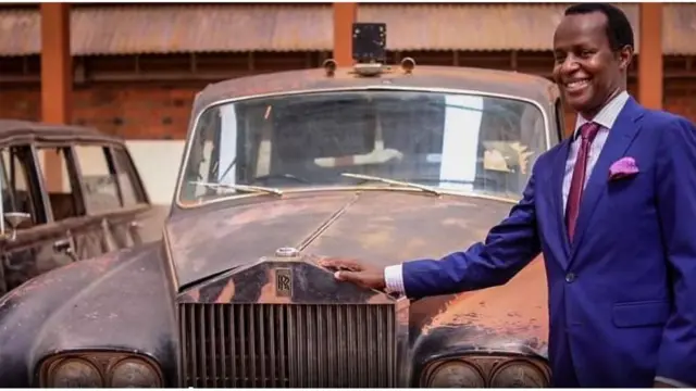 Iyi modoka Rolls- Royce Phantom yibwe ubwami bwa Buganda mu 1966 na Idi Amin yari umukuru w'igihugu ca Uganda