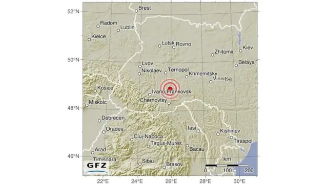 Землетрус в Україні