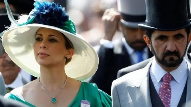 فرت الأميرة هيا إلى بريطانيا العام الماضي مع طفليها