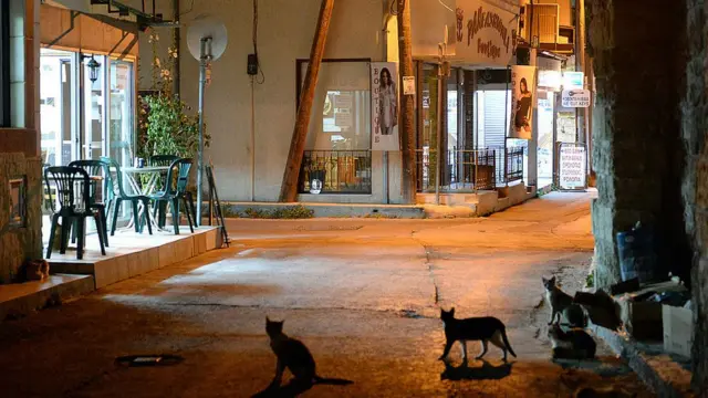 Улица в Ларнаке, Кипр