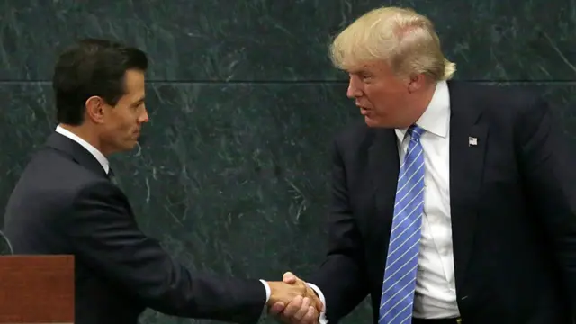 Enrique Peña Nieto y Donald Trump