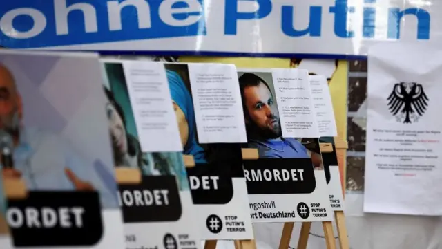 У российского посольства в Берлине уже проходили акции протеста из-за убийства Хангошвили