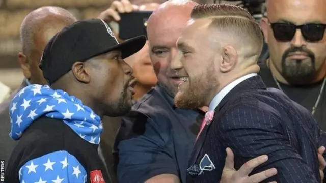 McGregor na Mayweather wakitambiana