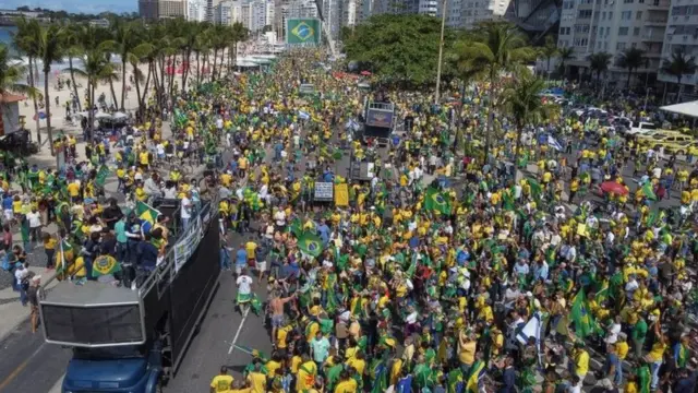 Manifestação contra urna eletrônica