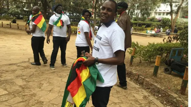 Waandamanaji wanataka mabadiliko ya uongozi nchini Zimbabwe.