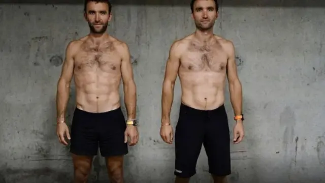 12 અઠવાડિયાં સુધી હ્યુગો વીગન (પ્રાણીજન્ય તમામ પ્રકારની પેદાશોરહિત) ખોરાક લે છે. જ્યારે રોસ પોતાના ખોરાકમાં માંસ અને ડેરી પેદાશો લે છે