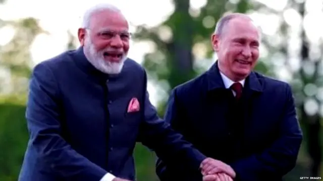 नरेंद्र मोदी, पुतिन