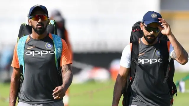 લોકેશ રાહુલ અને કોહલી