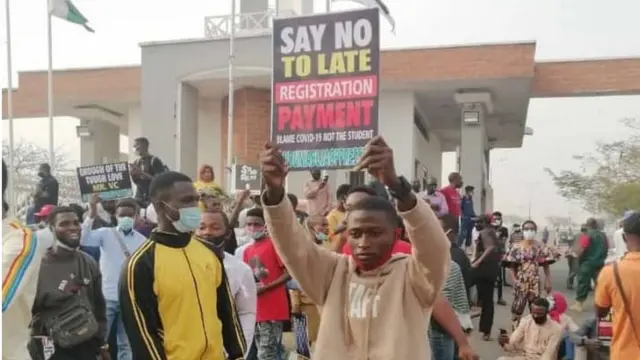 UniAbuja students protest: