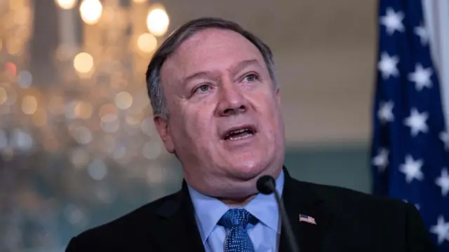 مایک پومپئو وزیر امور خارجه ایالات متحده