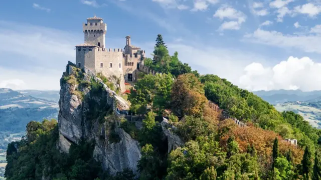 Torre Cesta o Fratta, en San Marino