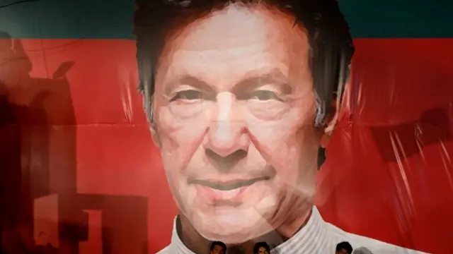 इमरान ख़ान का पोस्टर