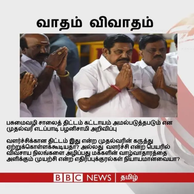 பசுமைவழி சாலை: "ரோடு போட்டால் தட்டில் வந்து சாப்பாடு விழுமா?"