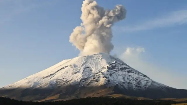 Volcán Popocatépetl, México