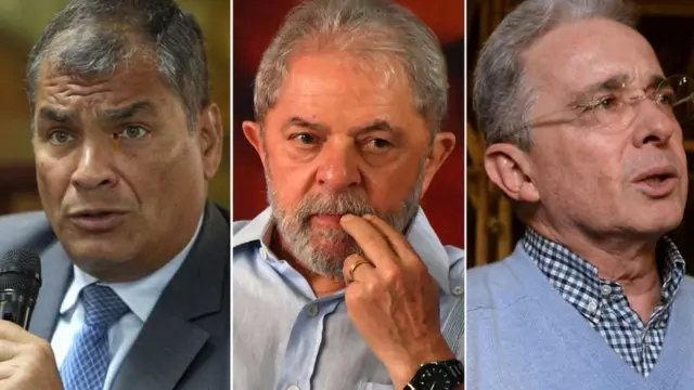 Correa, Lula e Uribe