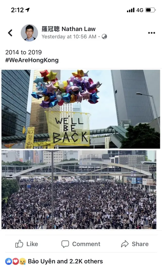 Nghị sĩ trẻ Nathan Law là nguồn cảm hứng cho nhiều bạn trẻ Hong Kong
