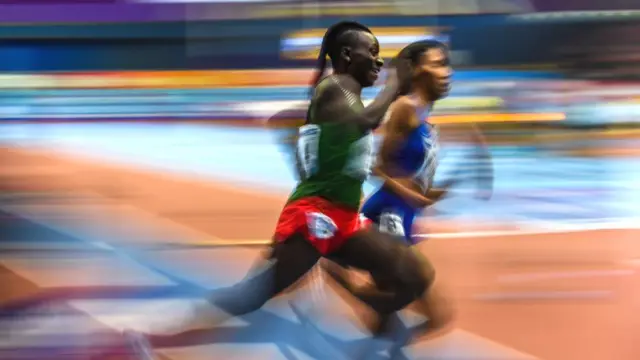 Francine Niyonsaba mu nkino mpuzamakungu i Birmingham mu 2018