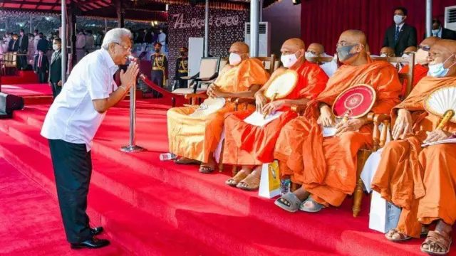 ජනාධිපති ගෝඨාභය රාජපක්ෂ 2022 ජාතික නිදහස් සමරු උළෙල