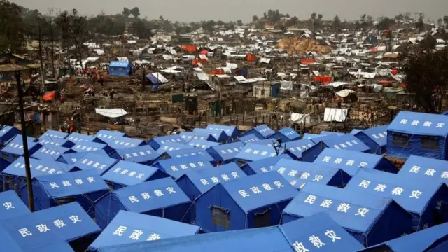 कॉक्स बाज़ार में रोहिंग्या कैंप