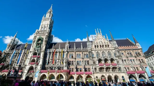 Cảnh trung tâm thành phố Munich, nơi ông Lê Thanh Nhàn hiện sinh sống
