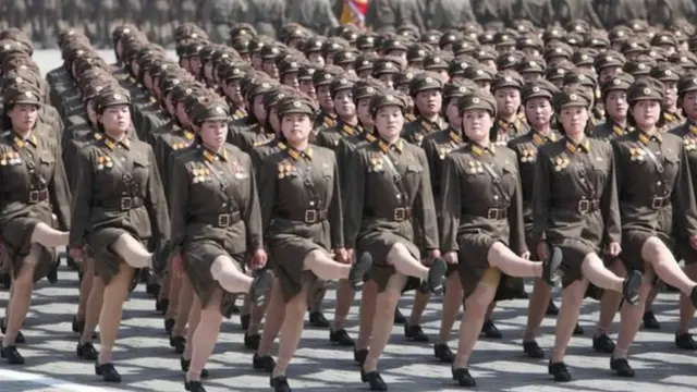 ઉત્તર કોરિયાઇ સિપાહીની તસવીર