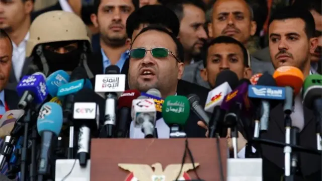 Salah al-Sammad, chef de file des Houthi au parlement le 20 août 2016.