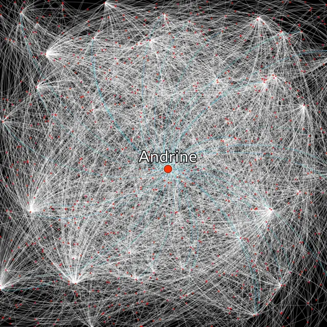 Instagram accounts linked to Andrine