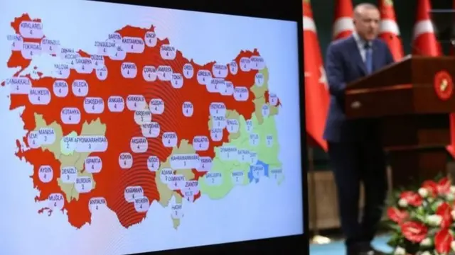 президент Реджеп Тайип Эрдоган басма сөз жыйынында