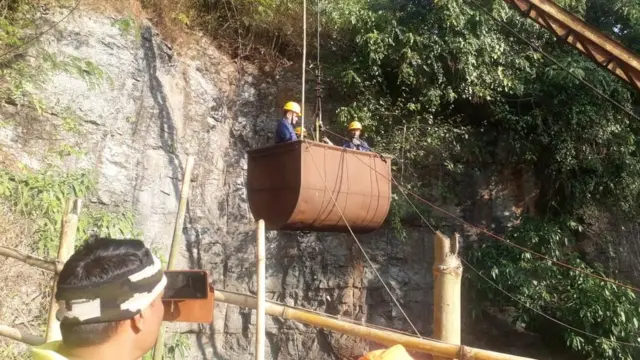 मेघालय के लुमथरी में कोयला खदान, बचाव कार्य