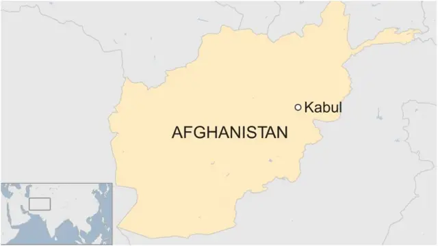 Ikarita igaragaza umujyi wa Kabul