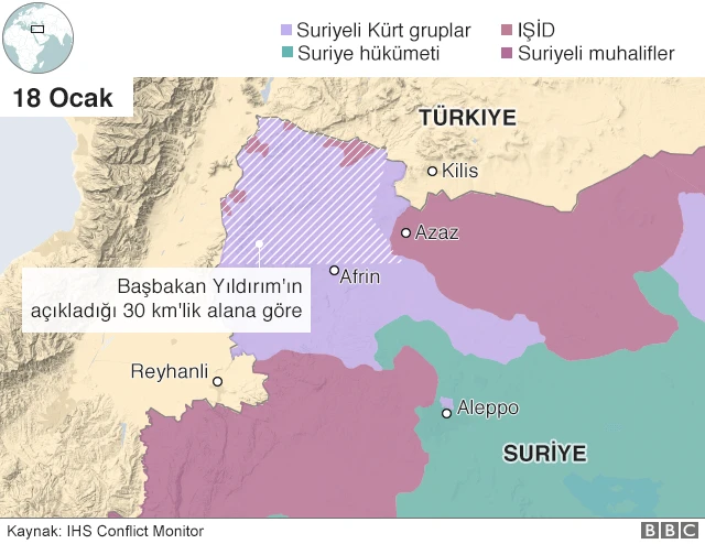 Suriye-Türkiye sınır hattı