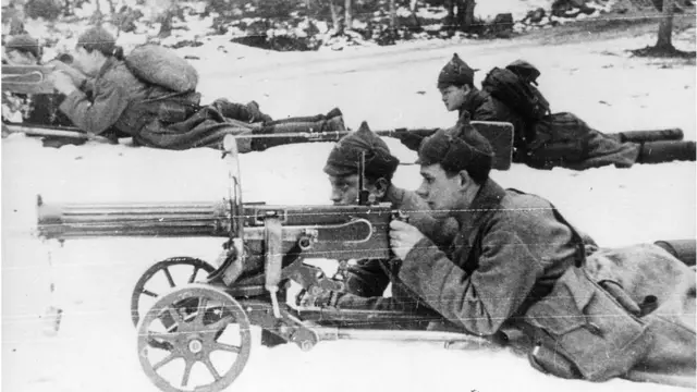 красноармейцы на Зимней войне