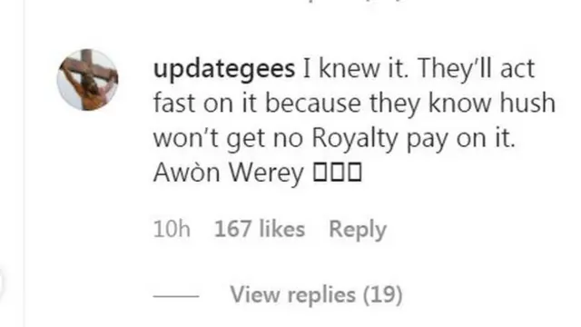 Reaction to Mo Abudu 'Hushpuppi' feem