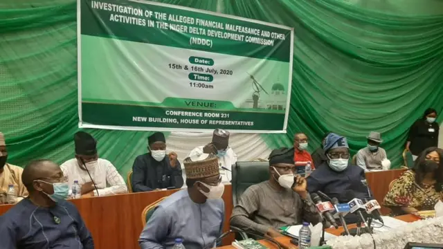 Joy Nunieh house arrest mata make her do zoom call from wia Ezen Nyesom Wike - Governor of Rivers State keep her wen she give testimony to di house committee.