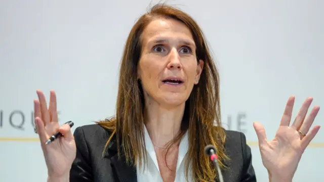 Foto da primeira-ministra da Bélgica, Sophie Wilmes