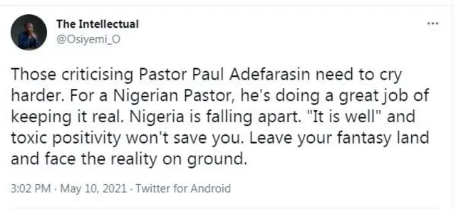 Pastor Paul Adefarasin