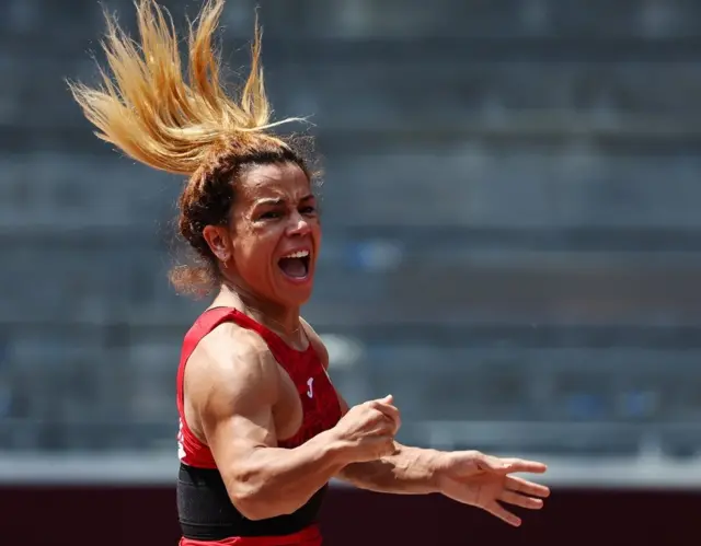 Tokyo 2020 Paralympic Games - Athletics - Women"s Shot Put - F41 Final - Olympic Stadium, Tokyo, Japan - August 27, 2021. Raoua Tlili of Tunisia in action