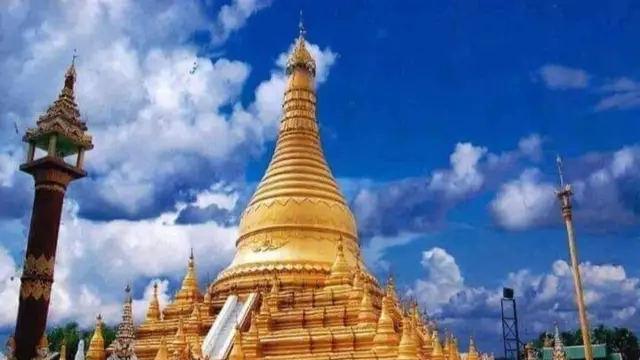 တလုပ်မြို့ရွာဦးက သုံးပန်လှစေတီ