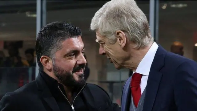 Gennaro Gattuso na Arsene Wenger