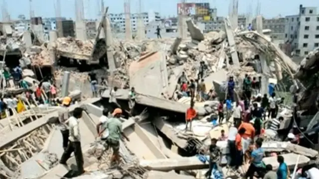 ২০১৩ সালে রানা প্লাজা ধসে মারা যায় ১১শয়ের বেশি শ্রমিক