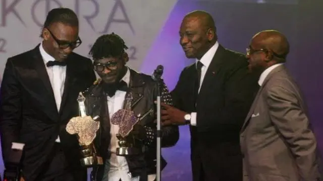 En compagnie de Dj Arafat et Drogba