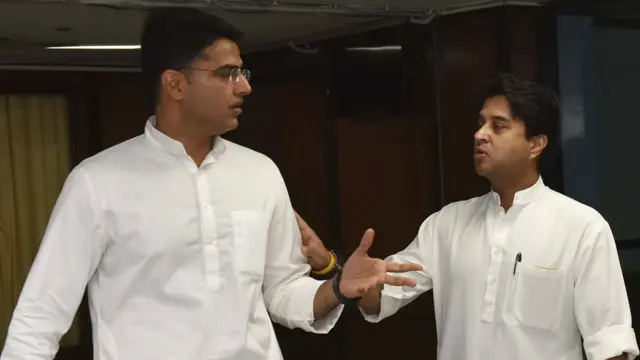 सचिन पायलट, ज्योतिरादित्य सिंधिया