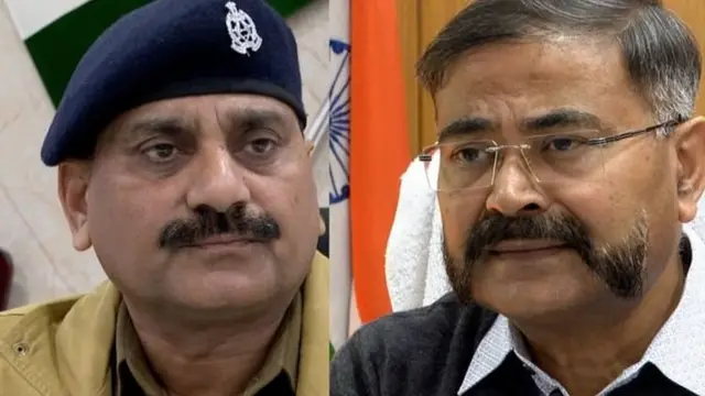 मेरठ के एसपी सिटी अखिलेश नारायण सिंह, एडीजी प्रशांत कुमार