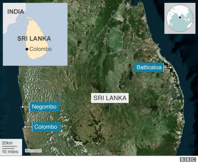 పేలుళ్లు జరిగిన ప్రదేశం